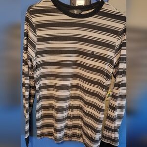 Volcom striped long sleeve shirt